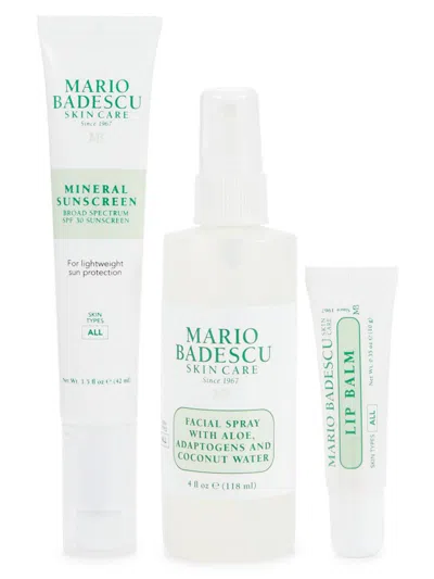 Mario Badescu Women's 3-piece Skincare Set In White
