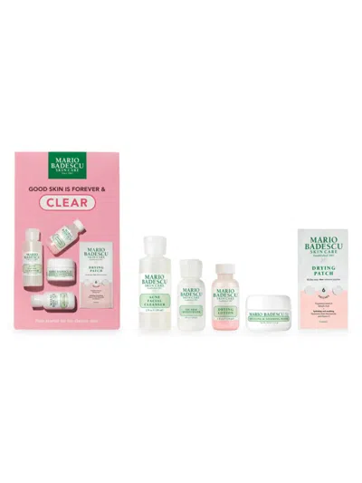 Mario Badescu Women's 5-piece Good Skin Is Forever & Clear Kit In White
