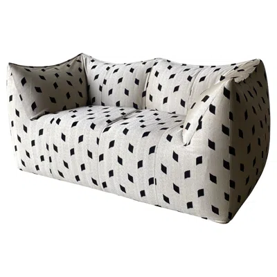 Pre-owned Mario Bellini 1970s  Le Bambole Two-seat Sofa, B&b Italia In Gray