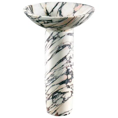 Pre-owned Mario Bellini 21st Century Single Consolle Marble Bathroom Washbasin By Arch.  In Gray