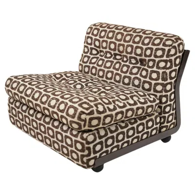 Pre-owned Mario Bellini Amanta Longue Chair Italy 1972 In Gray
