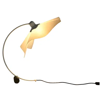 Pre-owned Mario Bellini Area Curvea Table Lamp By  For Artemide, 1970s In Orange