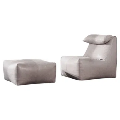 Pre-owned Mario Bellini Bambole Lounge Chair By  For B&b Italia In Gray