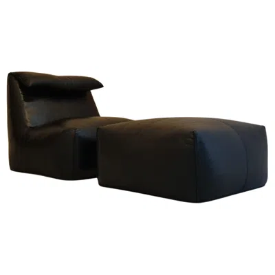 Pre-owned Mario Bellini Bamboleuse By  For B&b Italia 1970 In Black
