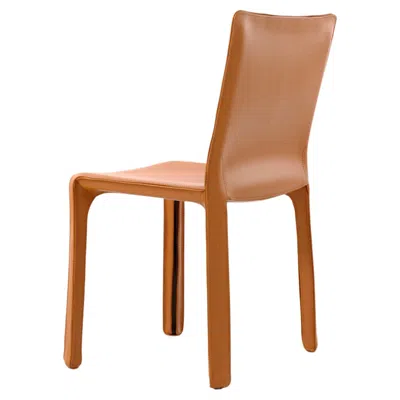 Pre-owned Mario Bellini Cab 412 Chair For Cassina In Brown