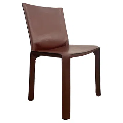 Pre-owned Mario Bellini Cab Chair In Brown