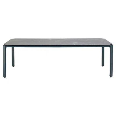 Pre-owned Mario Bellini Cab Tab Dining Table In Saddle Leather & Marble In Brown