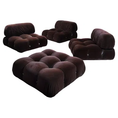 Pre-owned Mario Bellini Camaleonda Brown Modular Sofa By , B&b Italy, 1970 Set Pf 4