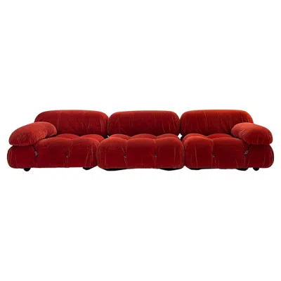 Pre-owned Mario Bellini For B&b Italia 3sits Cameleonda With Armrests In Brown