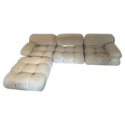 Pre-owned Mario Bellini For B&b Italia Camaleonda Sofa And Ottoman - Set Of 4 In Brown