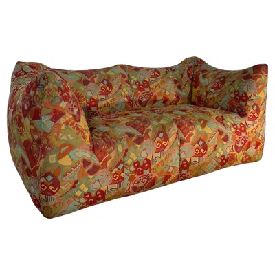Pre-owned Mario Bellini For B&b Italia 'le Bambole' Loveseat. Italy , 1972 In Brown