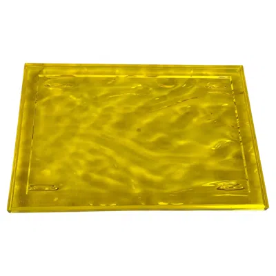 Pre-owned Mario Bellini Kartell Modern Tray By  Italian Design "dune" Model In Orange