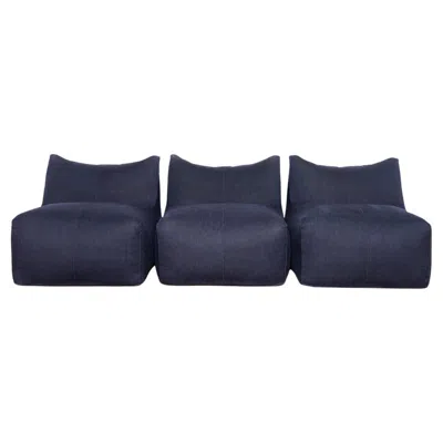 Pre-owned Mario Bellini Le Bambole" Armchairs By  For C&b Italia 1970 In Black