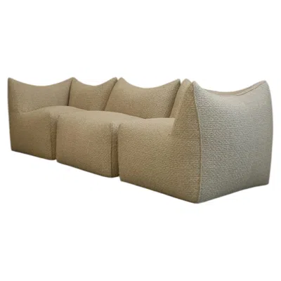 Pre-owned Mario Bellini Le Bambole Modular Sofa Designed By  For B&b Italia 1972 In Brown
