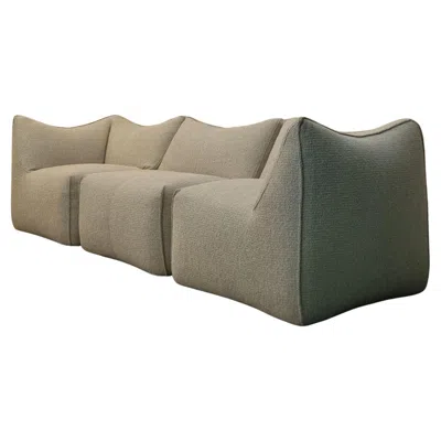 Pre-owned Mario Bellini Le Bambole Modular Sofa Designed By  For B&b Italia 1972 In Gray