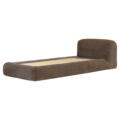 Pre-owned Mario Bellini Le Mura Daybed In Original Mohair Velvet, Italy, 1972 In Brown