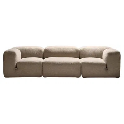 Pre-owned Mario Bellini Le Mura - Sofa In Fabric By  For Tacchini W 288 Cm (113.3 In) In Brown