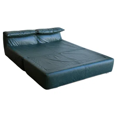 Pre-owned Mario Bellini Mid-century Modern Daybed “le Bambole – Bamboletto” By  For B&b In Blue