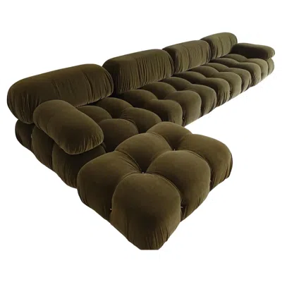 Pre-owned Mario Bellini Modular Sofa By C&b 1970 In Brown