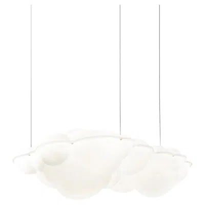 Pre-owned Mario Bellini Nemo Nuvola Minor Led 2700k Pendant Lighting 120v, 90w In White By