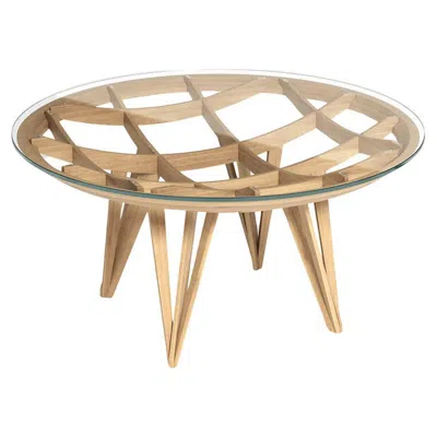 Pre-owned Mario Bellini Opera Round Table By  For Meritalia In Brown