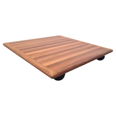 Pre-owned Mario Bellini Pianura  Coffee Table For Cassina 1970's In Brown