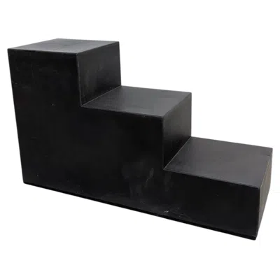 Pre-owned Mario Bellini Scala Module Low Table Pouf �gli Scacchi� By  C&b Italia 70�s In Black