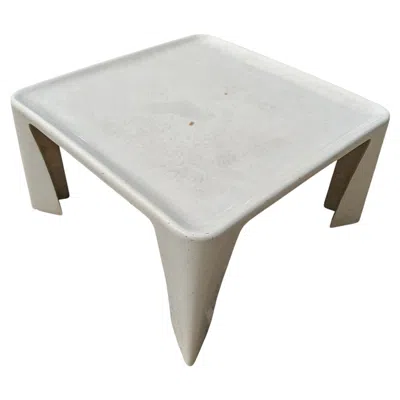 Pre-owned Mario Bellini Space Age Foberglass Coffee Table "amanta" By , Italy 1970s In Gray