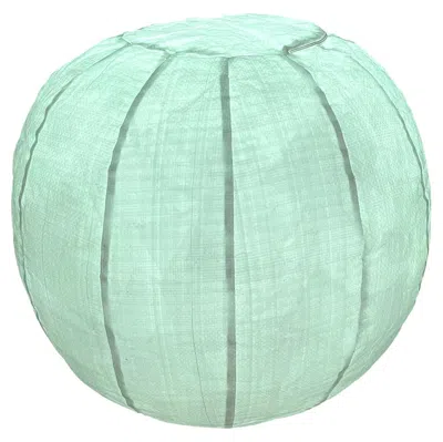Pre-owned Mario Bellini Stardust Illuminated Pouf For Meritalia In Blue