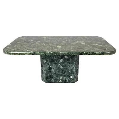 Pre-owned Mario Bellini Stunning Emerald Green Marinace Marble Dining Or Conference Table Or Desk