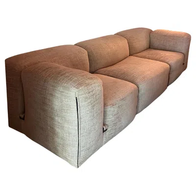 Pre-owned Mario Bellini Tacchini Le Mura Modular Sofa By  In Stock In Brown