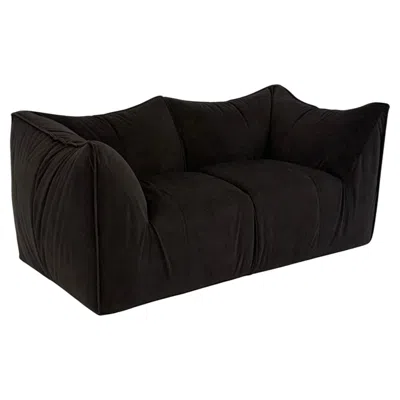 Pre-owned Mario Bellini Vintage Bambole Sofa In Dark Brown By  For B&b Italia