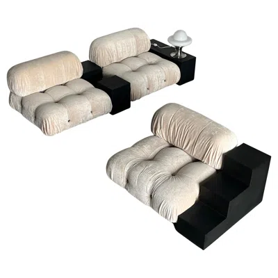 Pre-owned Mario Bellini Vintage Iconic ‘camaleonda' Seating Set By  For C&b Italia, 1970s In Sand