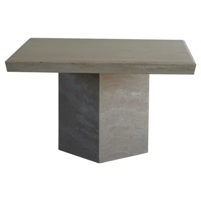 Pre-owned Mario Bellini Vintage Scandinavian Square Dining Table In White Marble, 1980s
