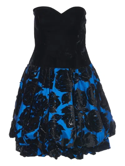 Pre-owned Mario Borsato Vintage  Floral-print Dress
