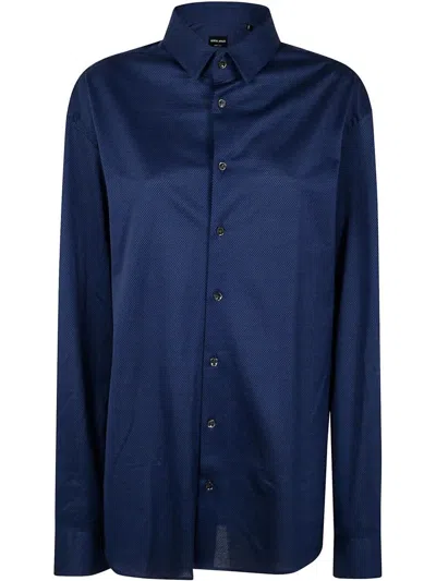 Mario Dice Cotton Silk Shirt With Plastron In White