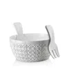 Mario Luca Giusti Acrylic Churchill Salad Set In White