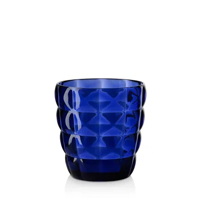 Mario Luca Giusti Acrylic Diamante Tumbler In Blue