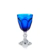 Mario Luca Giusti Acrylic Dolce Vita Water Goblet In Blue