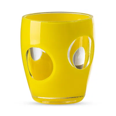 Mario Luca Giusti Acrylic Fisheye Tumbler In Yellow