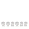 Mario Luca Giusti Acrylic Lente Acrylic Tumbler, Set Of 6 In White