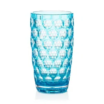 Mario Luca Giusti Acrylic Lente Highball Glass In Turquoise