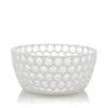 Mario Luca Giusti Acrylic Lente Salad Bowl In White