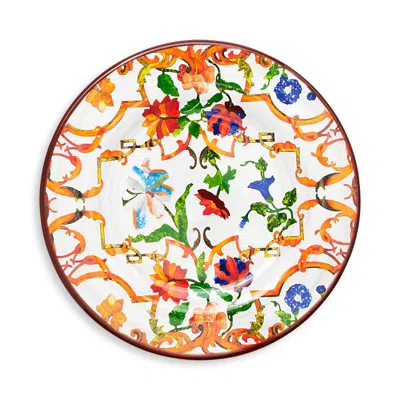 Mario Luca Giusti Acrylic Melamine Pancale Salad/dessert Plate In White