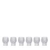 Mario Luca Giusti Acrylic Milly Large Acrylic Tumbler, Set Of 6 In Frost