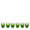 Mario Luca Giusti Acrylic Milly Large Acrylic Tumbler, Set Of 6 In Green