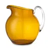 Mario Luca Giusti Palla Acrylic Pitcher In Amber