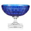 Mario Luca Giusti Acrylic Winston Acrylic Footed Coupe Glass In Blue