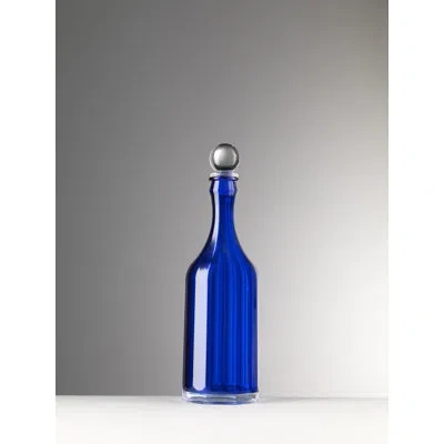 Mario Luca Giusti Bona Sm Whiskey Decanter In Blue
