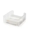 Mario Luca Giusti Caspar Napkin Holder In Clear